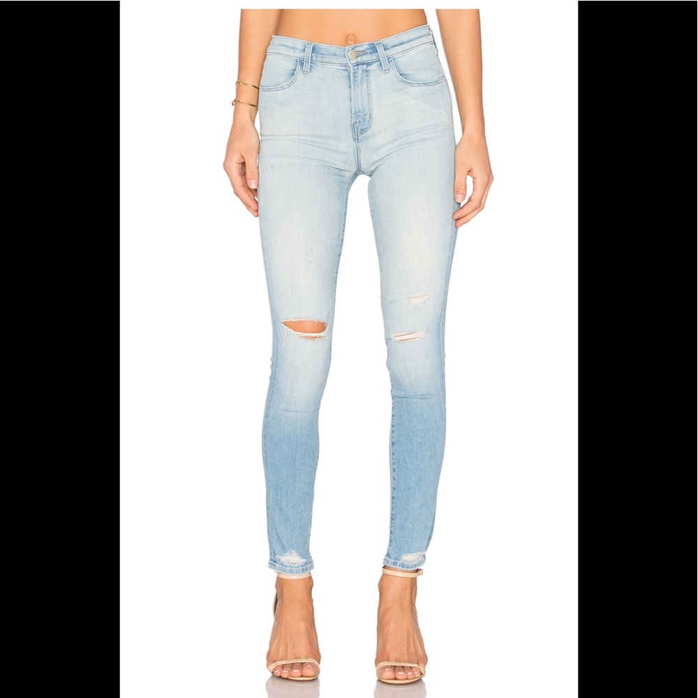 J Brand Maria High Rise Skinny Jeans